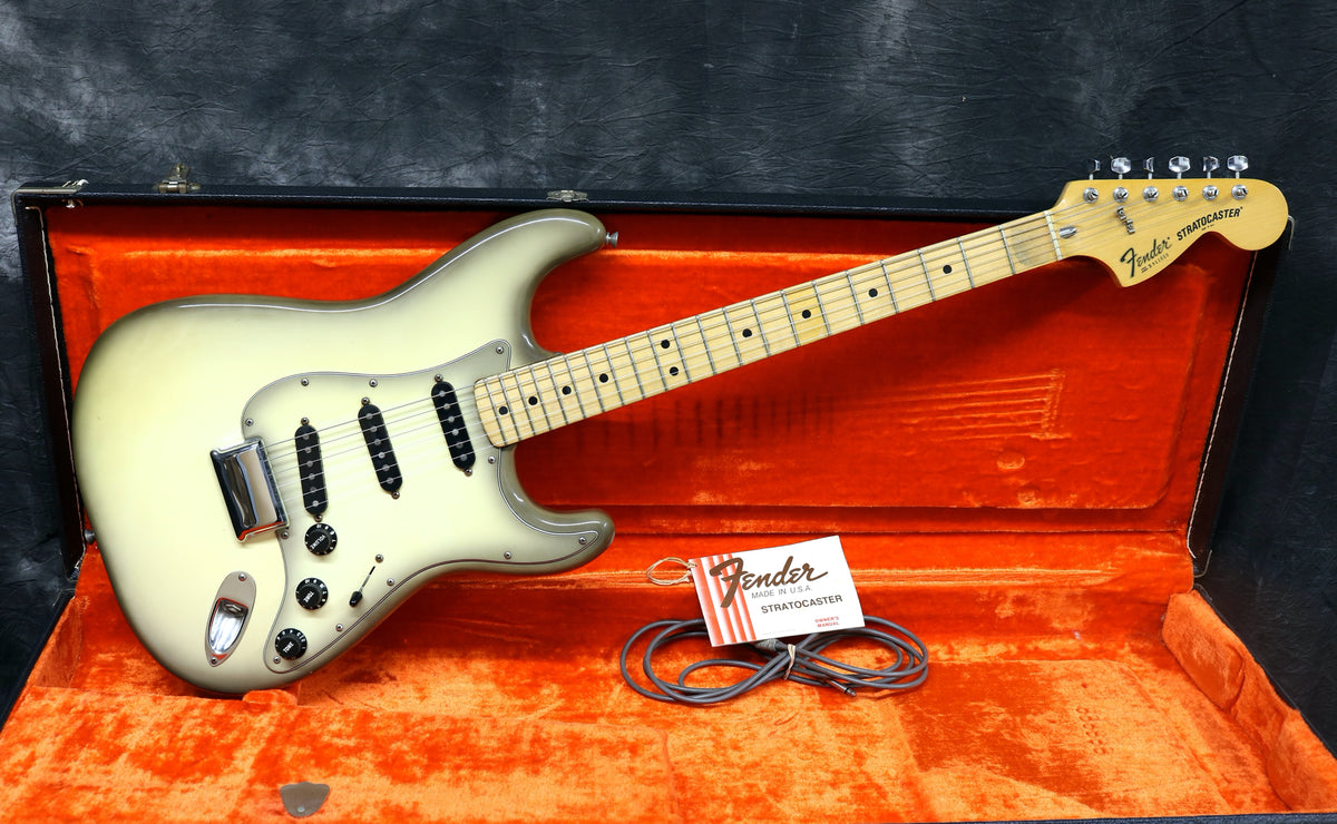 1979 Fender Stratocaster, Antigua – Andy Baxter Bass & Guitars