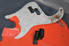 1961 Fender Precision Bass, Fiesta Red Refinish