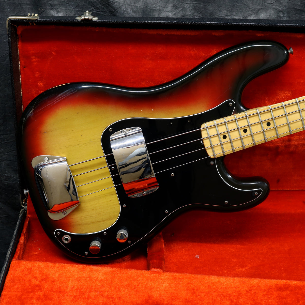 1976 Fender Precision Bass, Sunburst – Andy Baxter Bass & Guitars