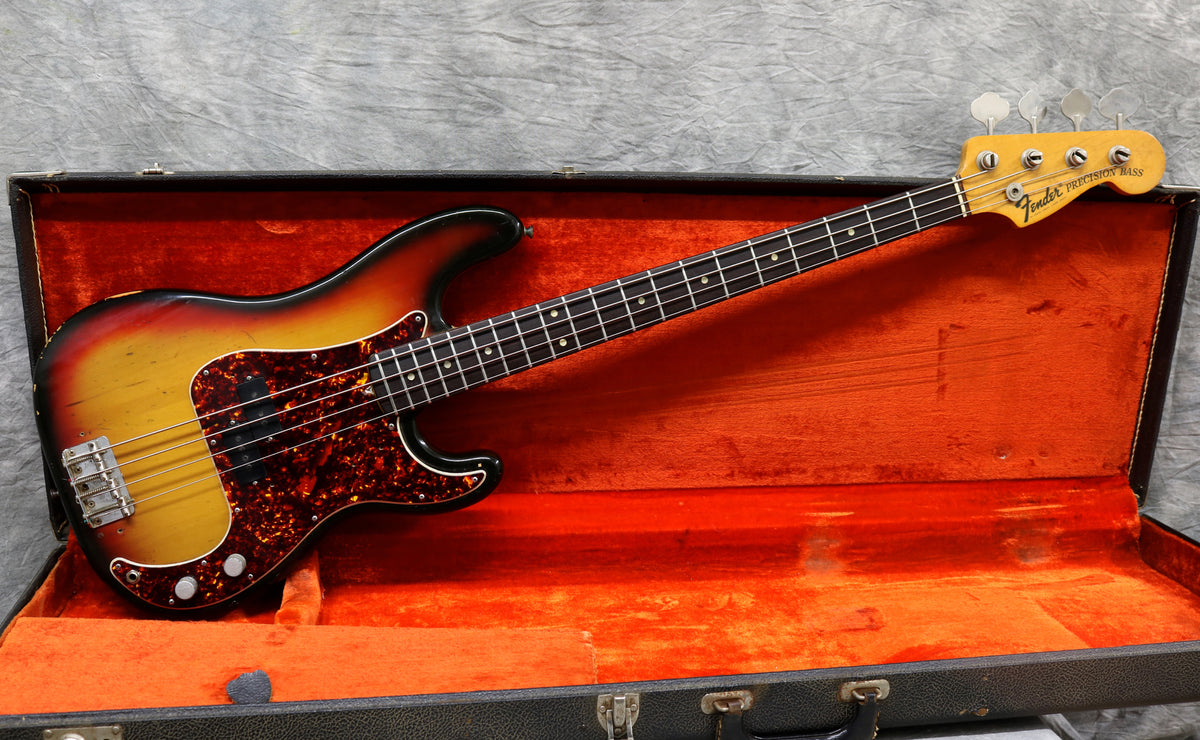 1972 Fender Precision Bass, Sunburst – Andy Baxter Bass & Guitars