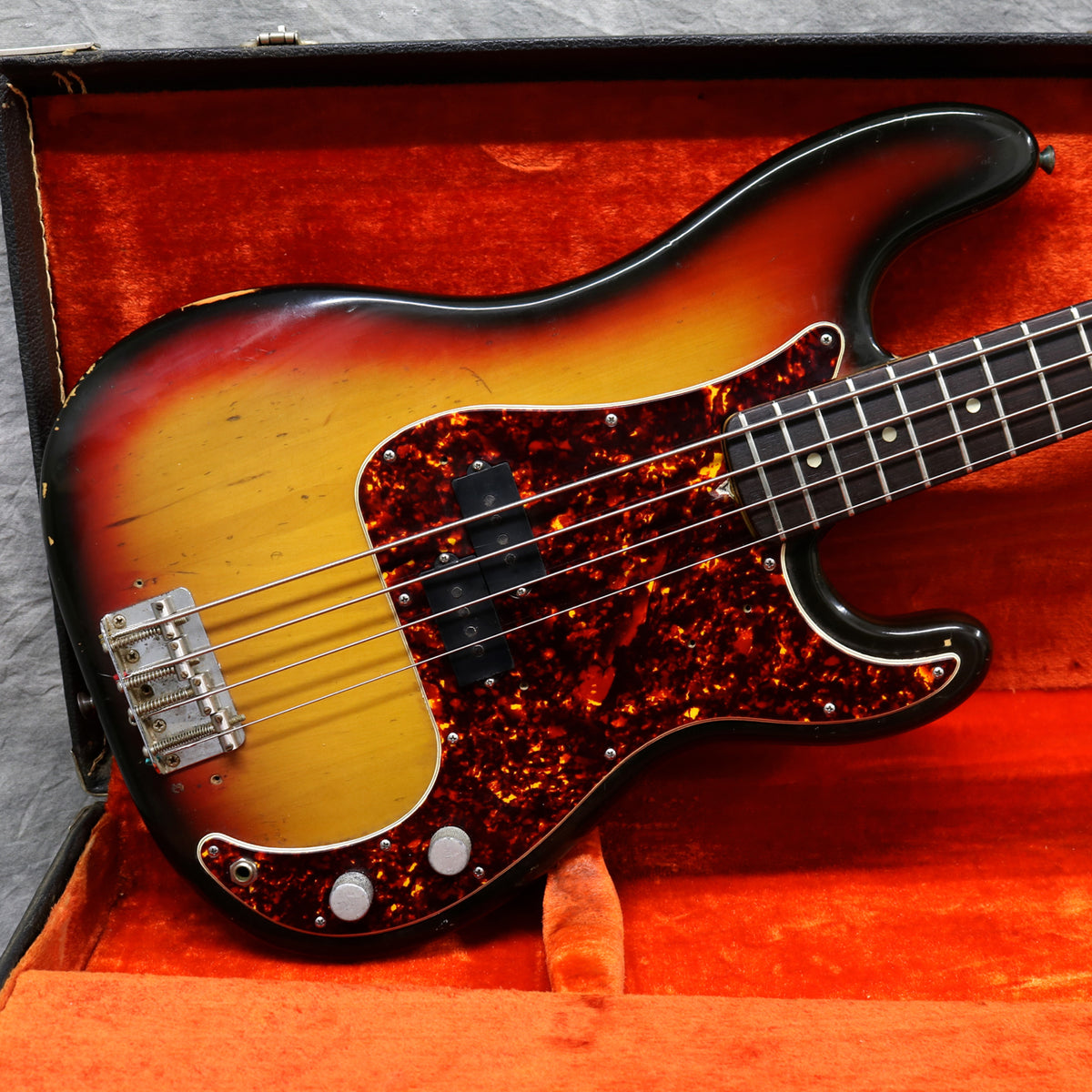 1972 Fender Precision Bass, Sunburst – Andy Baxter Bass & Guitars