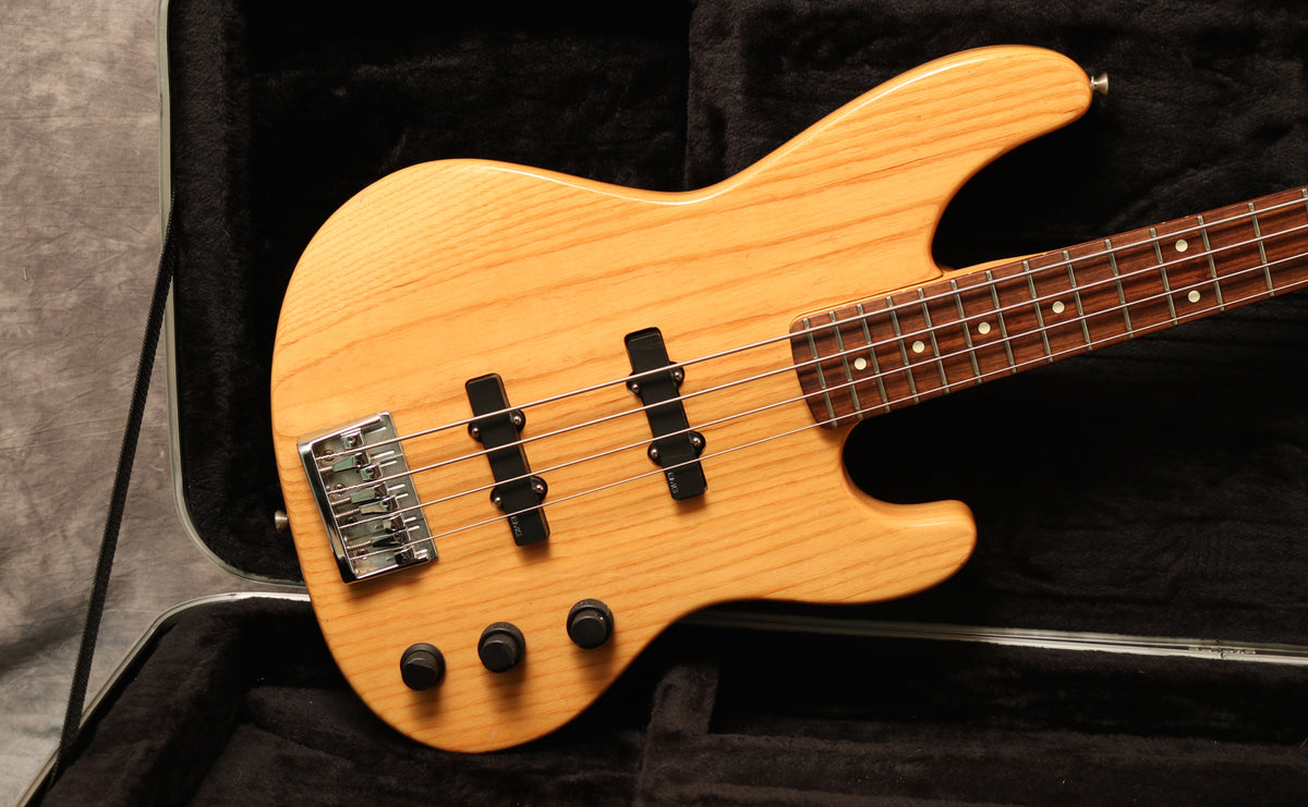 1990 Fender Jazz Bass Plus, Natural – Andy Baxter Bass & Guitars