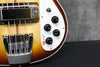 2022 Rickenbacker 4003, Satin Autumnglo, Checker Binding, Ltd Edition