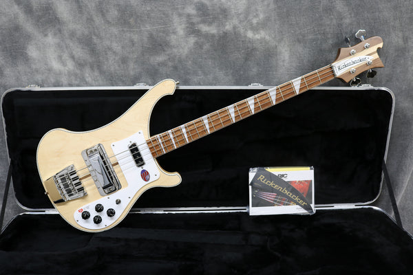 2022 Rickenbacker 4003, Satin Mapleglo, Checker binding, Ltd Edition