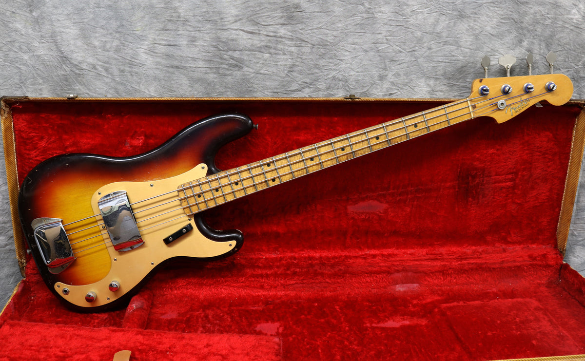 1958 Fender Precision Bass, Sunburst – Andy Baxter Bass & Guitars