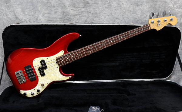 1996 Fender Precision Deluxe, Trans Red