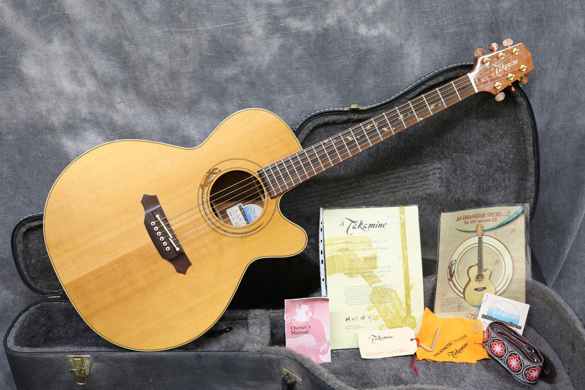 1997 Takamine Santa Fe Limited Edition, Natural – Andy Baxter Bass