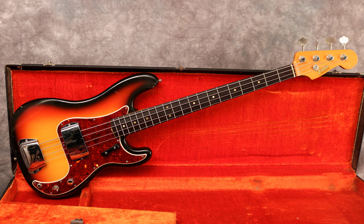 1966 Fender Precision Bass, Sunburst – Andy Baxter Bass & Guitars