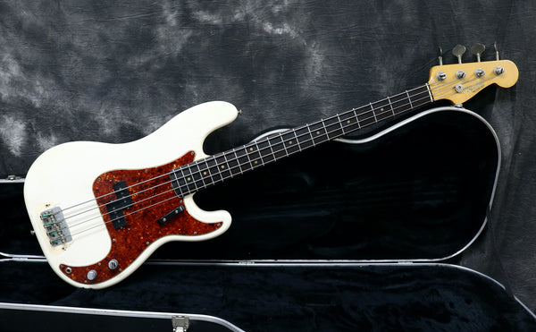 1963 Fender Precision Bass, Olympic White Refinish