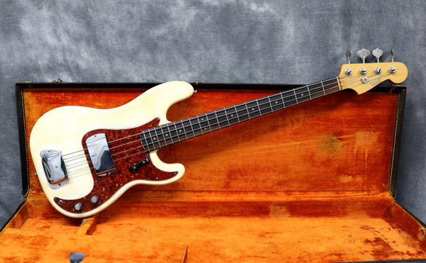 1964 Fender Precision Bass, Olympic White Refinish