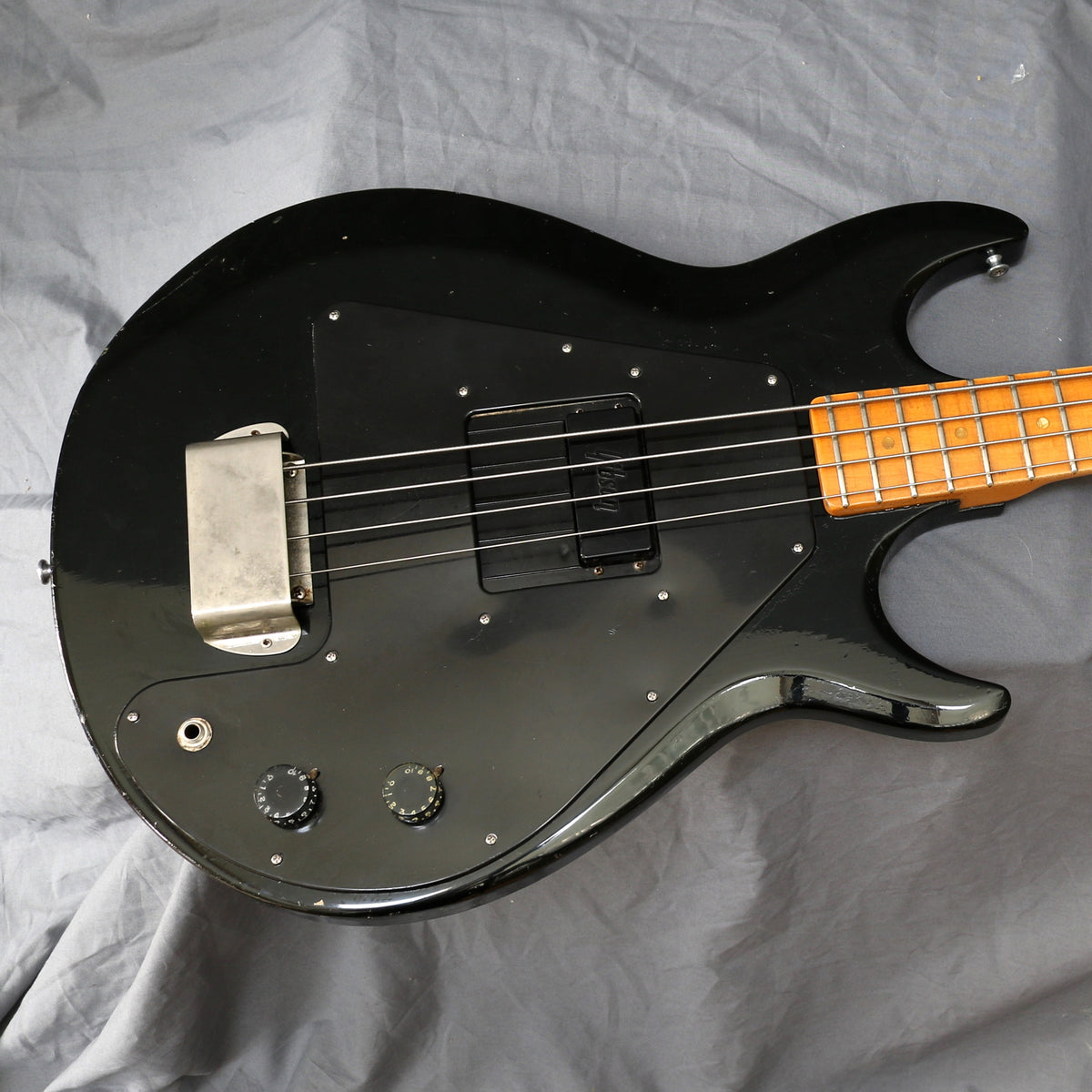 1976 Gibson Grabber, Black – Andy Baxter Bass & Guitars