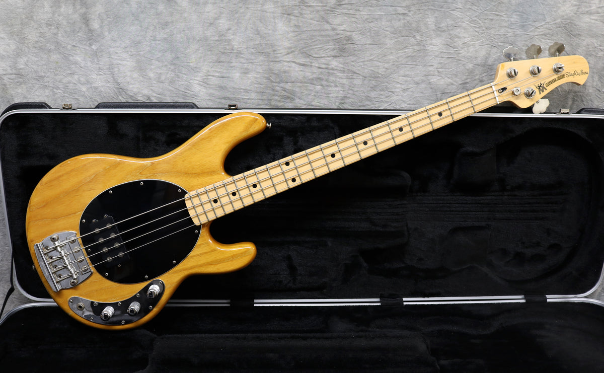 1980 Music Man Stingray, Natural – Andy Baxter Bass & Guitars