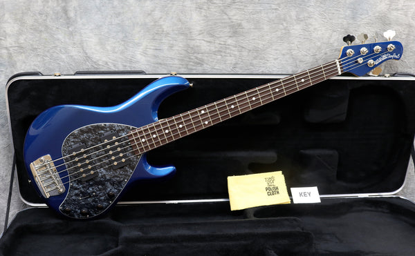 2006 Music Man Stingray 5 HH, Blue Pearl