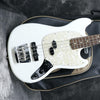2018 Fender USA Mustang Bass PJ, Olympic White