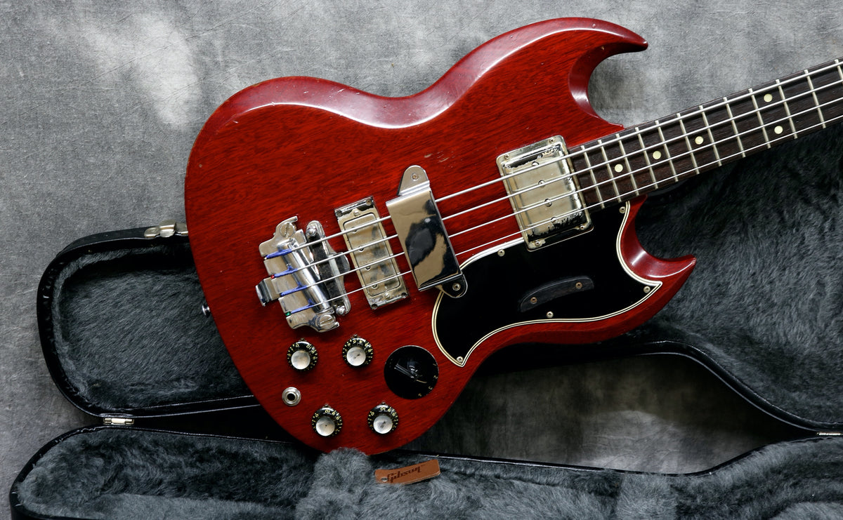 1961 Gibson EB3, Cherry – Andy Baxter Bass & Guitars