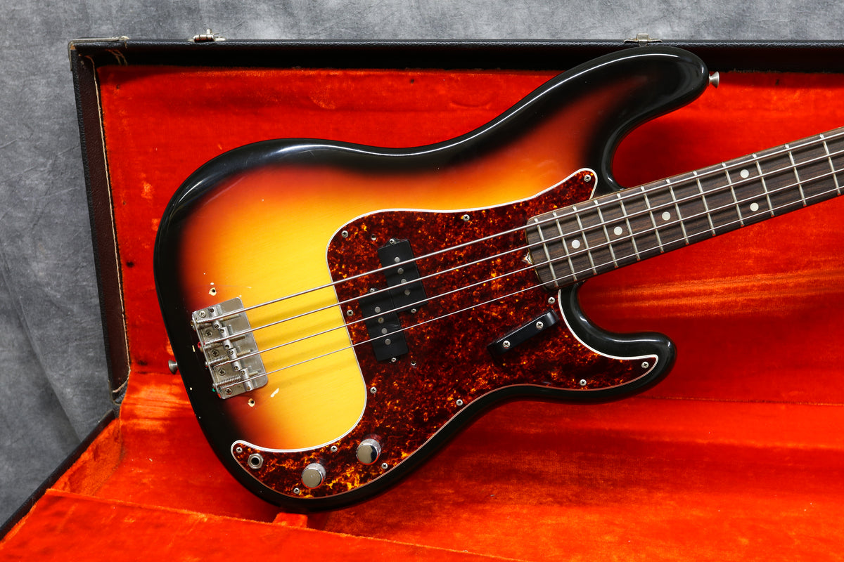 1969 Fender Precision Bass, Sunburst – Andy Baxter Bass & Guitars