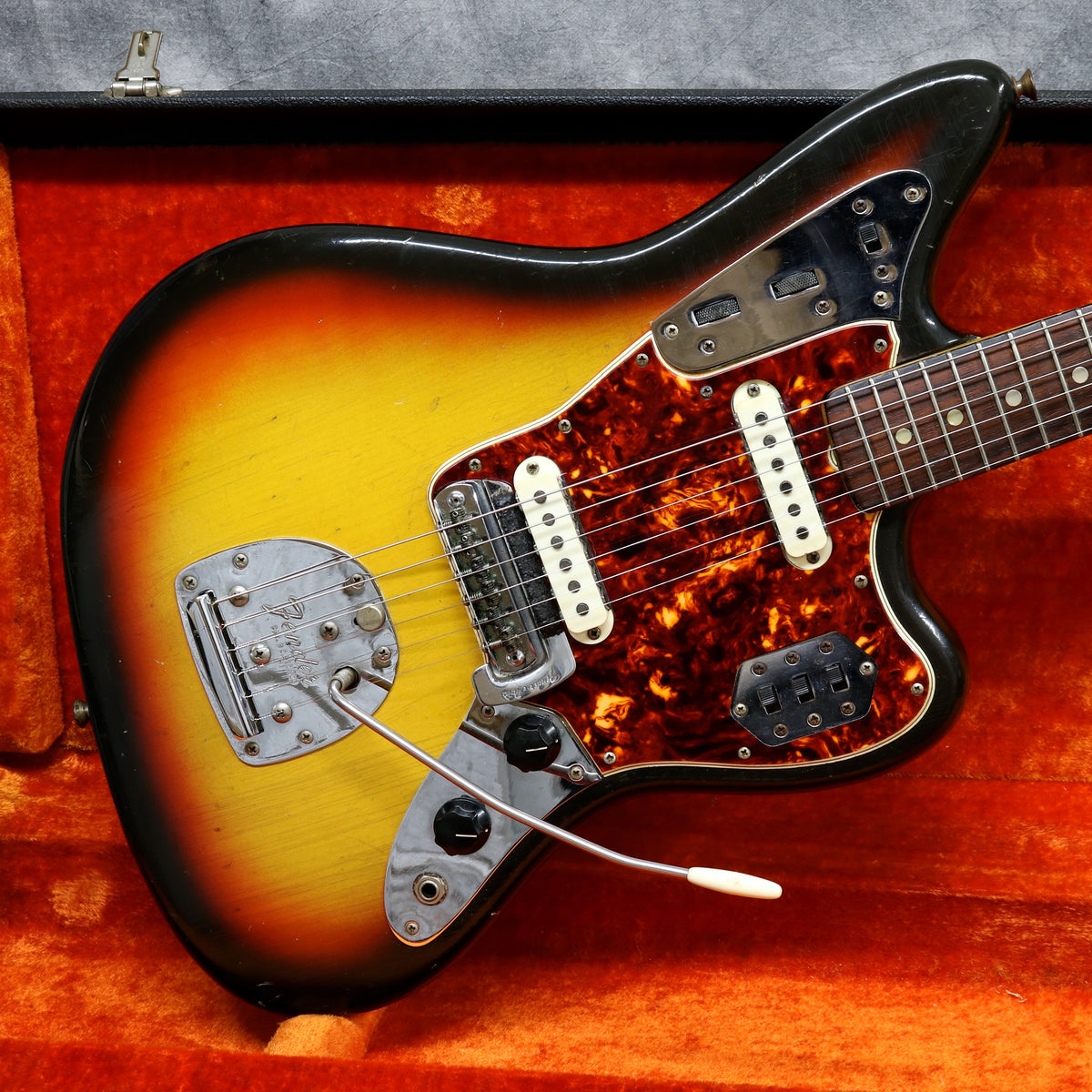 1965 Fender Jaguar, Sunburst – Andy Baxter Bass & Guitars