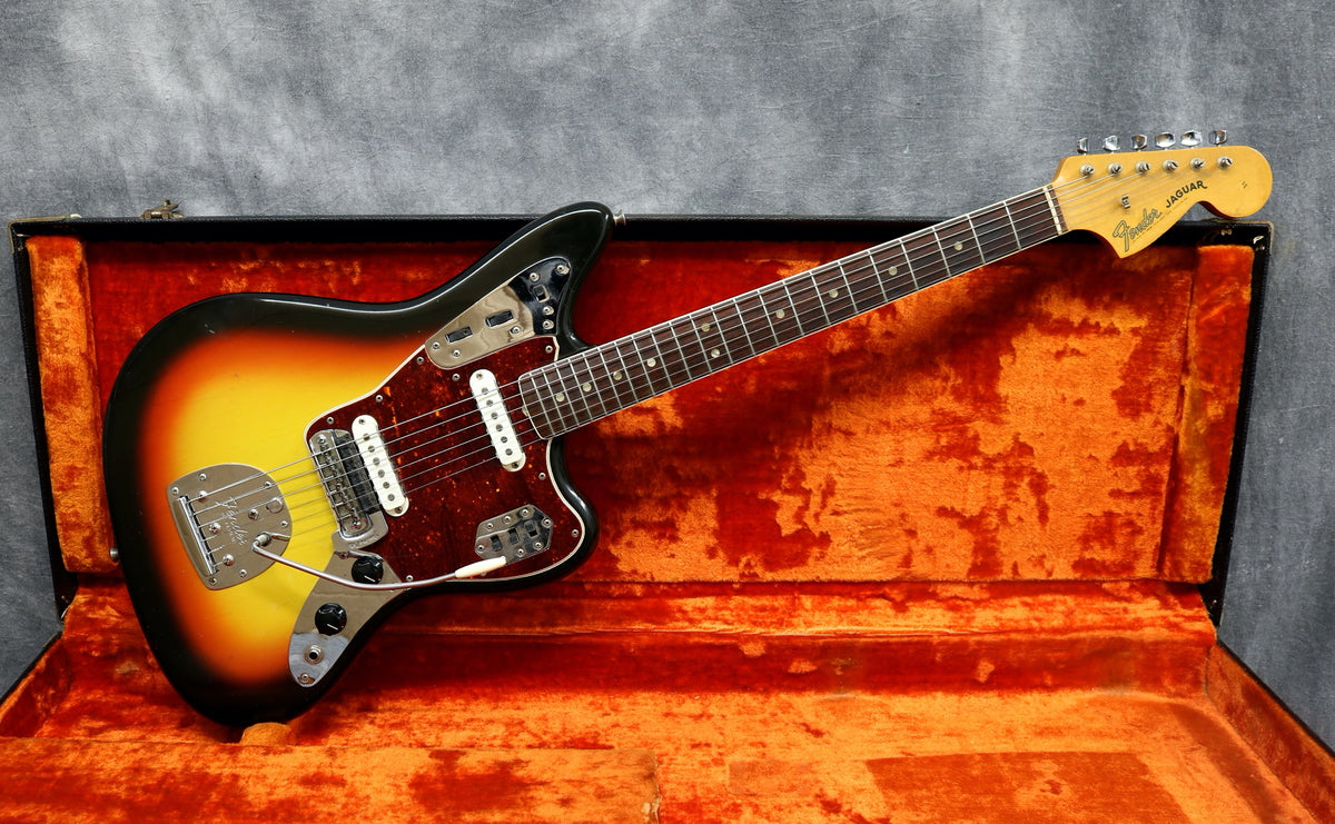 1966 Fender Jaguar, Sunburst – Andy Baxter Bass & Guitars