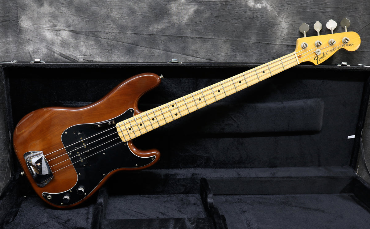 1975 Fender Precision Bass, Walnut – Andy Baxter Bass & Guitars