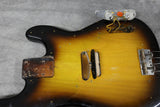1957 Fender Precision Bass, Sunburst Refinish