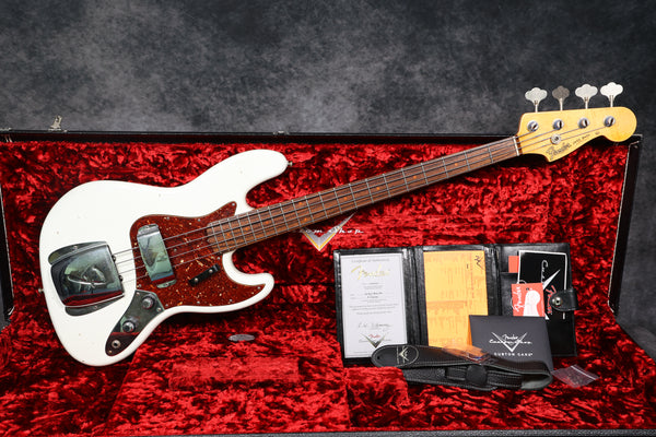 2018 Fender Custom Shop '60 Jazz - Journeyman - Olympic White