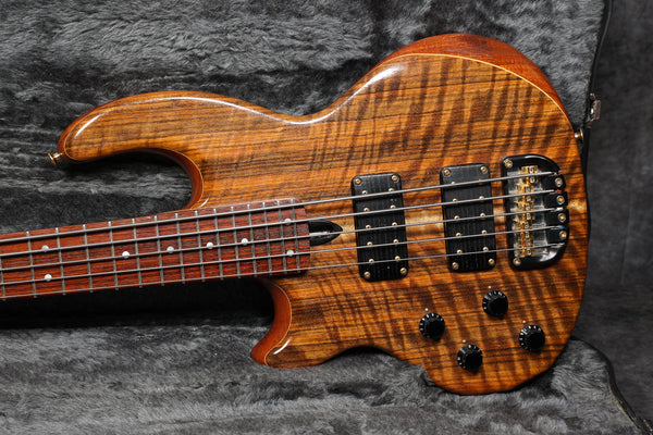 1993 Wal MK2 Custom, 5-String, Shedua Facings – Andy Baxter Bass & Guitars