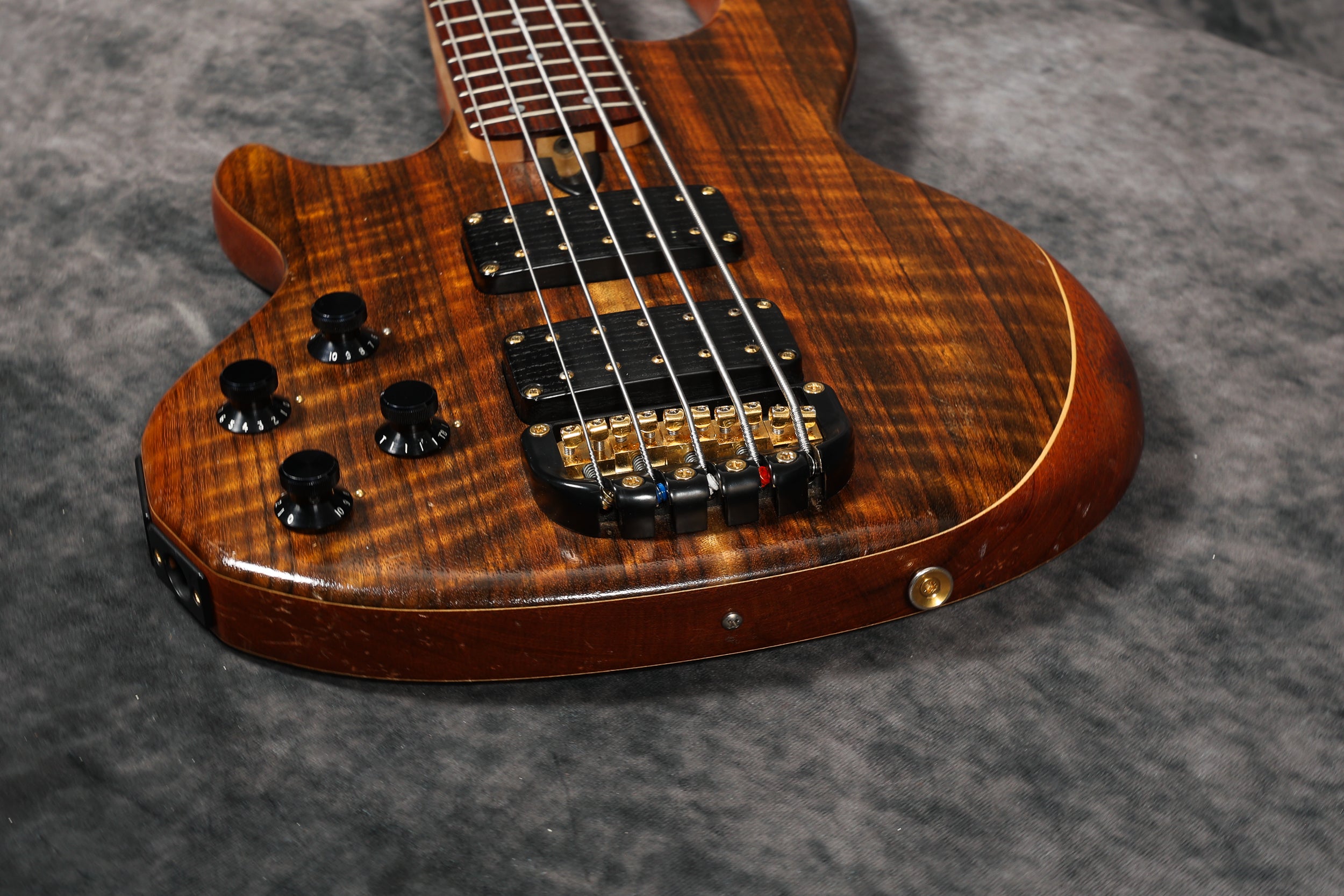 1993 Wal MK2 Custom, 5-String, Shedua Facings – Andy Baxter Bass & Guitars