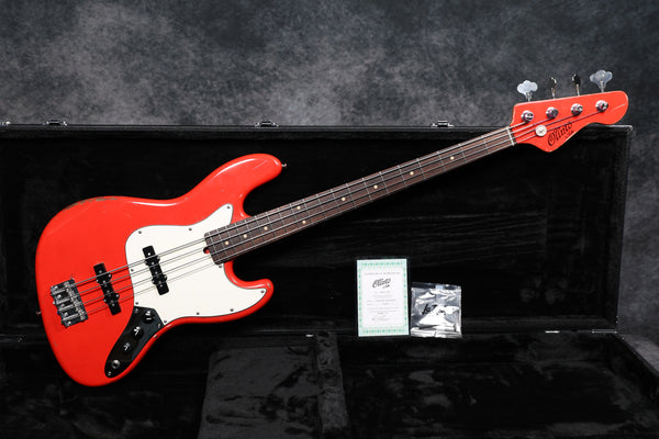 Olinto 4-String J - Fiesta Red Relic