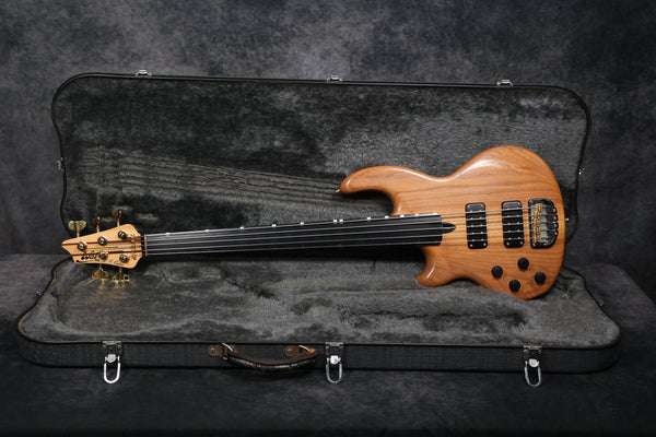 1986 Wal MK2 – LH 5-string Fretless - Walnut