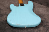 Olinto 4-String P - Daphne Blue Relic