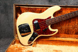 1961 Fender Jazz Bass Olympic White - Refinish By Clive Brown