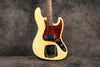 1961 Fender Jazz Bass Olympic White - Refinish By Clive Brown