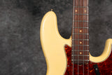 1961 Fender Jazz Bass Olympic White - Refinish By Clive Brown