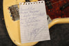 1961 Fender Jazz Bass Olympic White - Refinish By Clive Brown