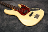 1961 Fender Jazz Bass Olympic White - Refinish By Clive Brown