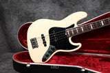 2013 Fender American Deluxe Jazz Bass - Olympic White