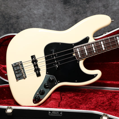 2013 Fender American Deluxe Jazz Bass - Olympic White