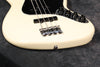 2013 Fender American Deluxe Jazz Bass - Olympic White