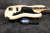 2013 Fender American Deluxe Jazz Bass - Olympic White