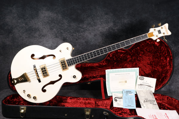 2007 Gretsch G6136LSB White Falcon Bass