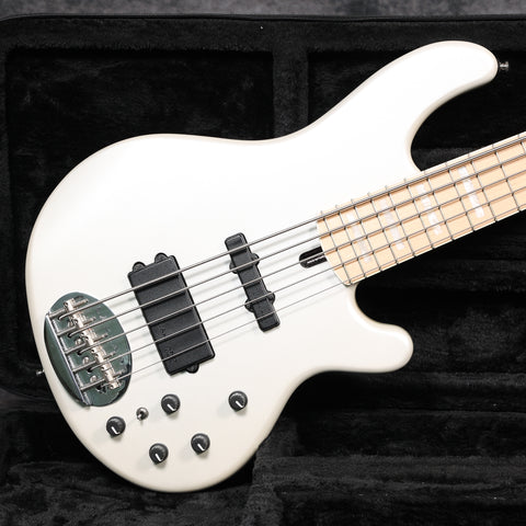 2018 Lakland Skyline Custom 55-02 - Pearl White