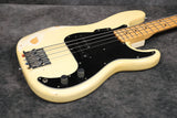 1976-78 Fender Precision Bass, Olympic White, A-Width neck