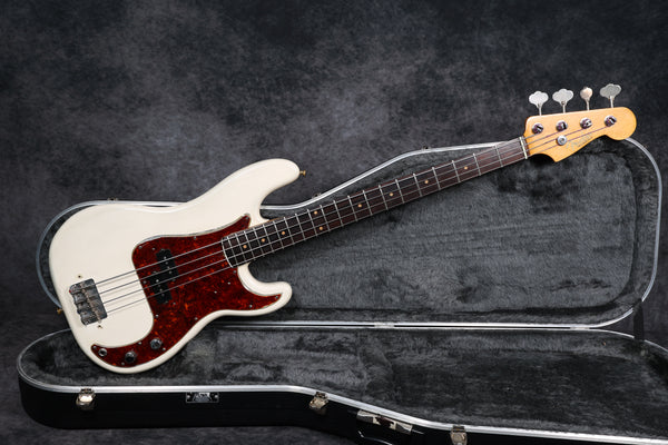 1961 Fender Precision Bass, Olympic White Refinish