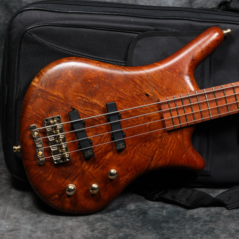 2020 Warwick Ltd Edition Thumb BO 4-String - Mahogany Burl