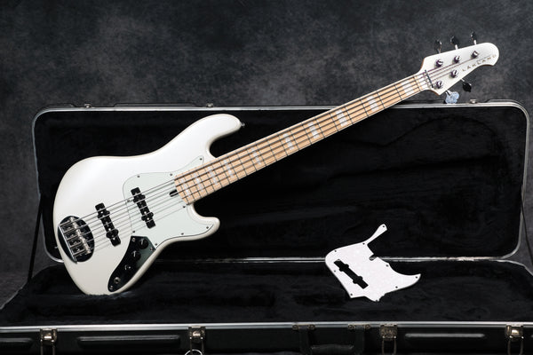 2022 Lakland Skyline DJ-5 Darryl Jones 5-String, Pearl White
