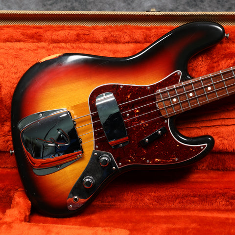 1983 Fender AVRI '62 Stack Knob Jazz Bass, Sunburst