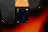 1962 Fender Precision Bass, Sunburst, Slab Board