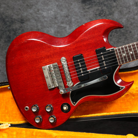1965 Gibson SG Special, Cherry Red, Wide Nut, Nickel Parts