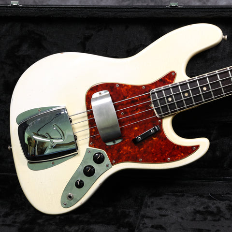 1966 Fender Jazz Bass, Olympic White Refinish