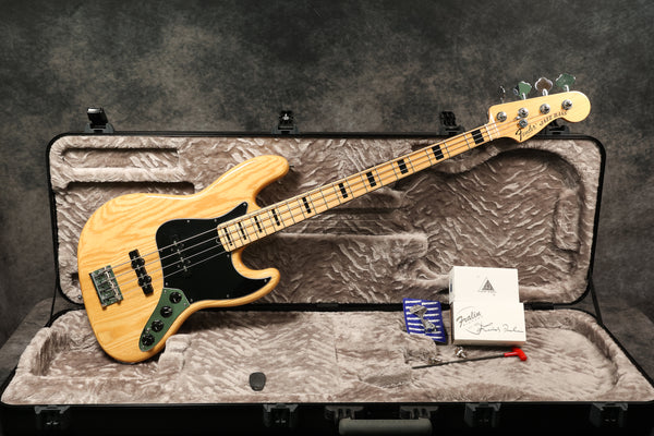 2012 Fender American Deluxe Jazz Bass, Natural